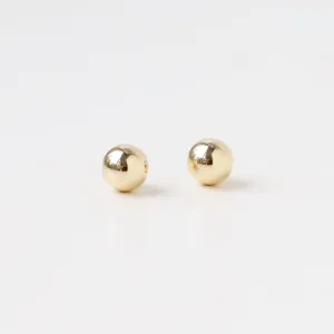 14k Gold 6mm Ball Post Earring