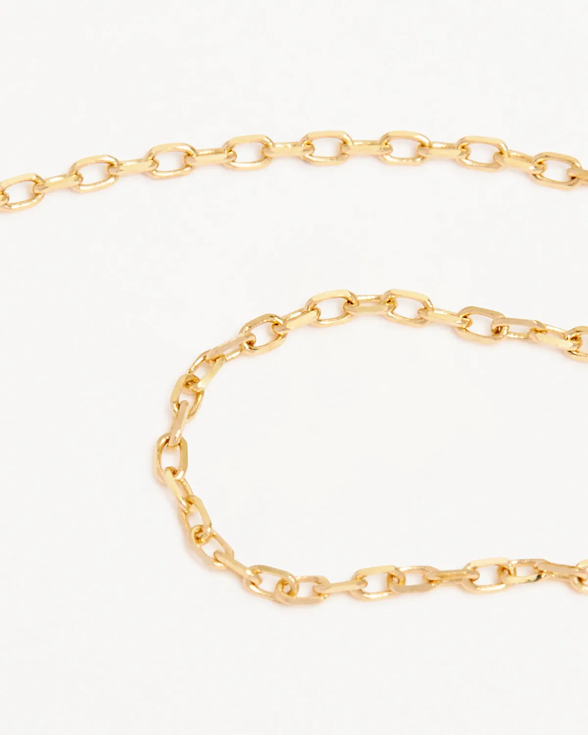 14k Solid Gold 16" Signature Chain Necklace