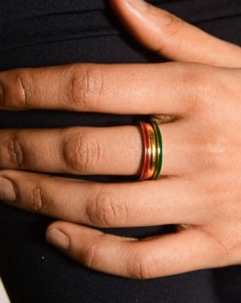 3 Enamel Ring