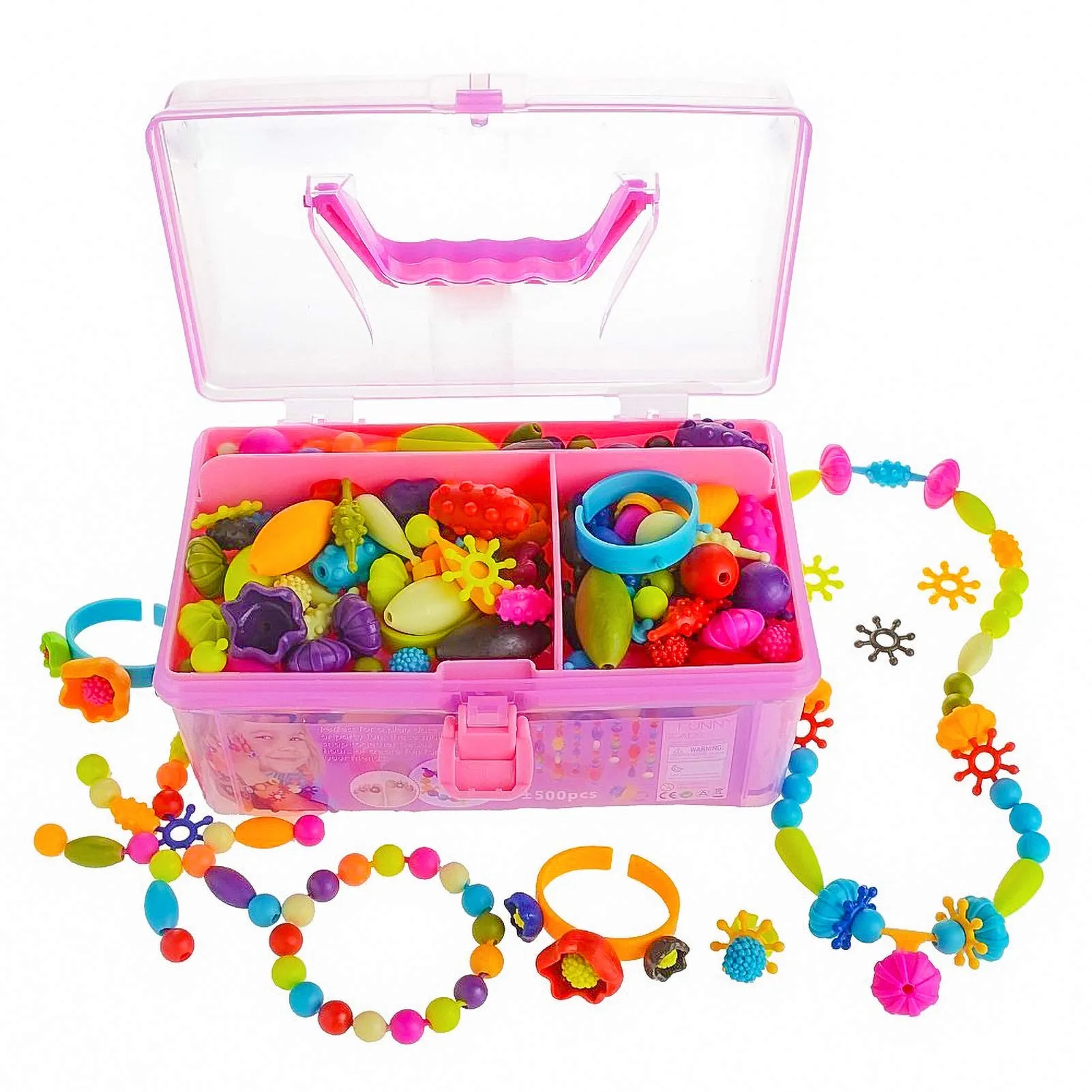 Artistry Charm: Unique Necklace and Bracelet Creativity Snap Set for Endless Style Possibilities