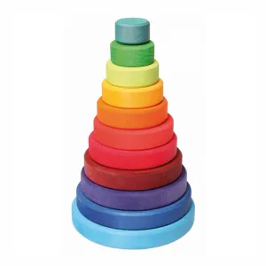 Authentic Grimm's Rainbow Stacking Tower Toy