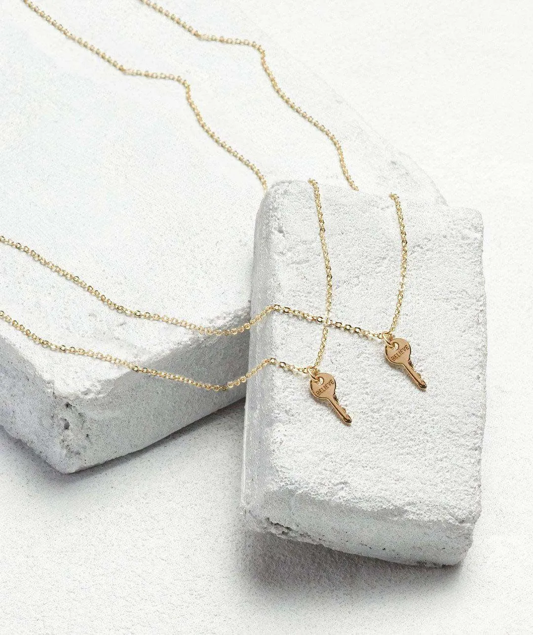 Best Friend Mini Key Necklace Set (2)