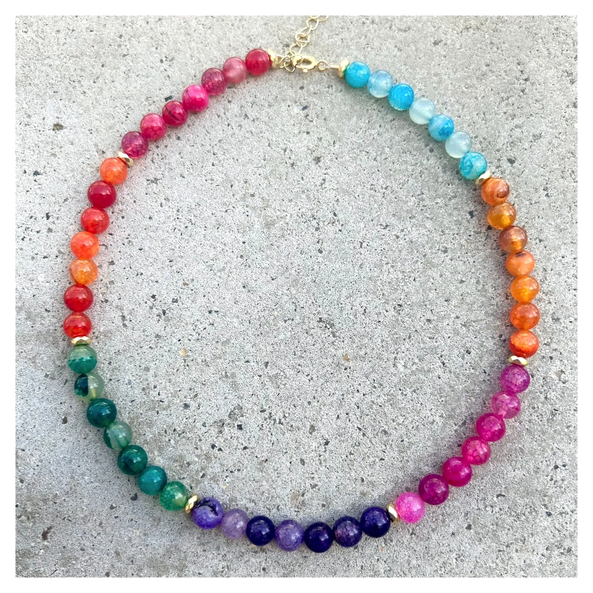 Brights Multi Medium Dragibus Necklace