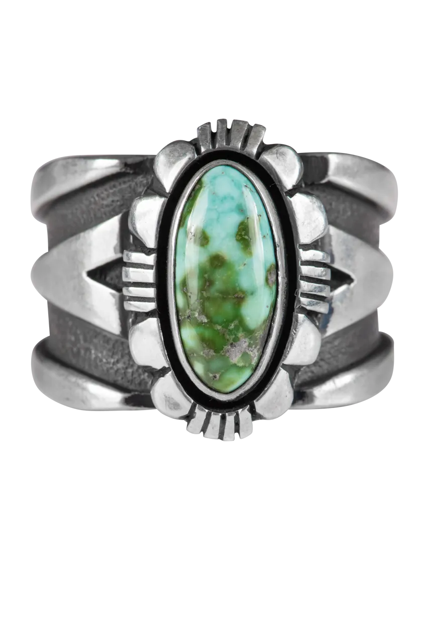 Carico Lake Turquoise Silver Ring