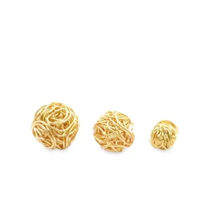 Circle Minimalist Stud Earrings (L529)(L530)(L531)