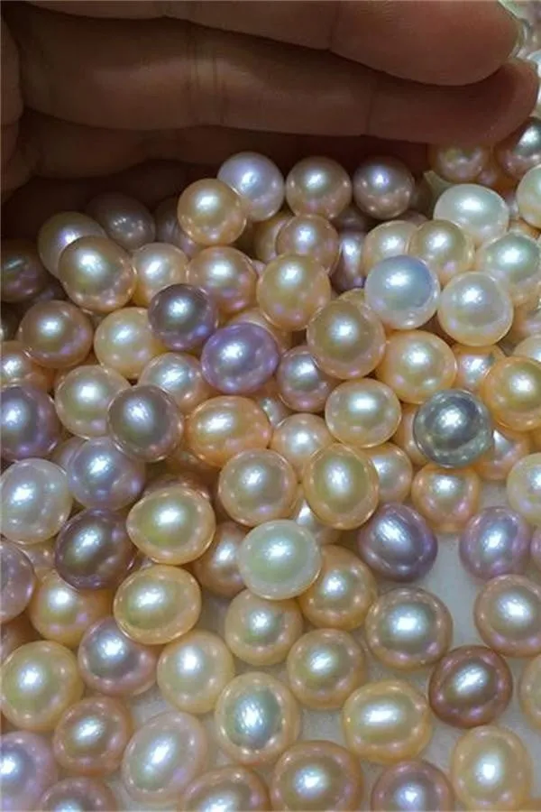 Colorful AAAA 10-10.5 Oval Shape Loose Pearl P38