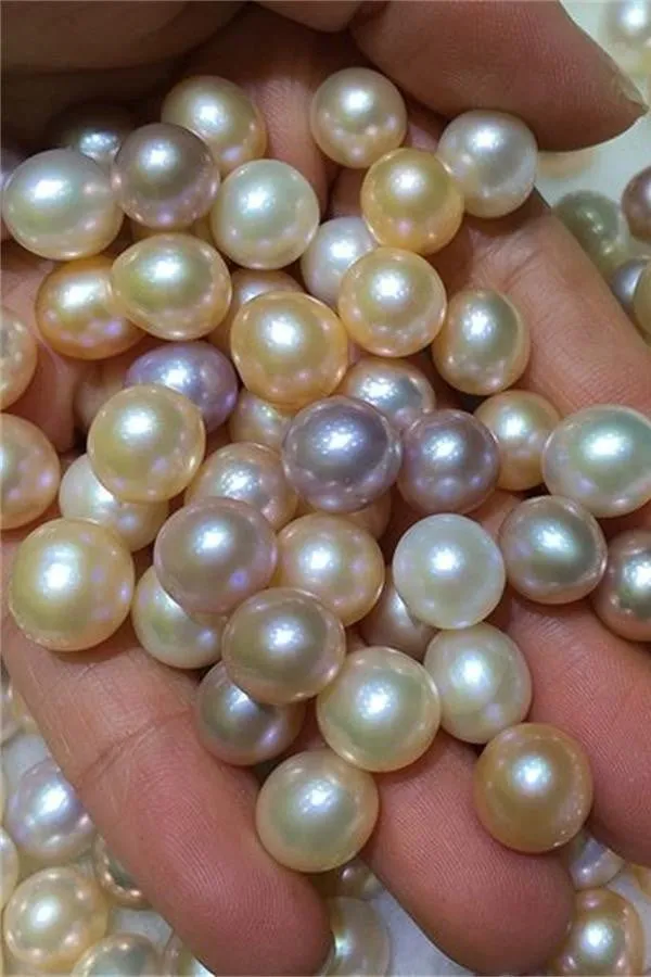 Colorful AAAA 10-10.5 Oval Shape Loose Pearl P38