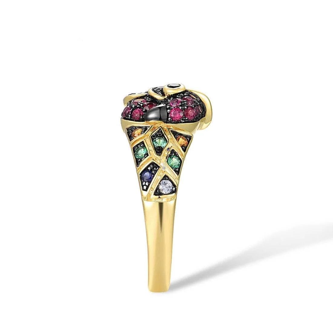 Colorful Parrot Ring