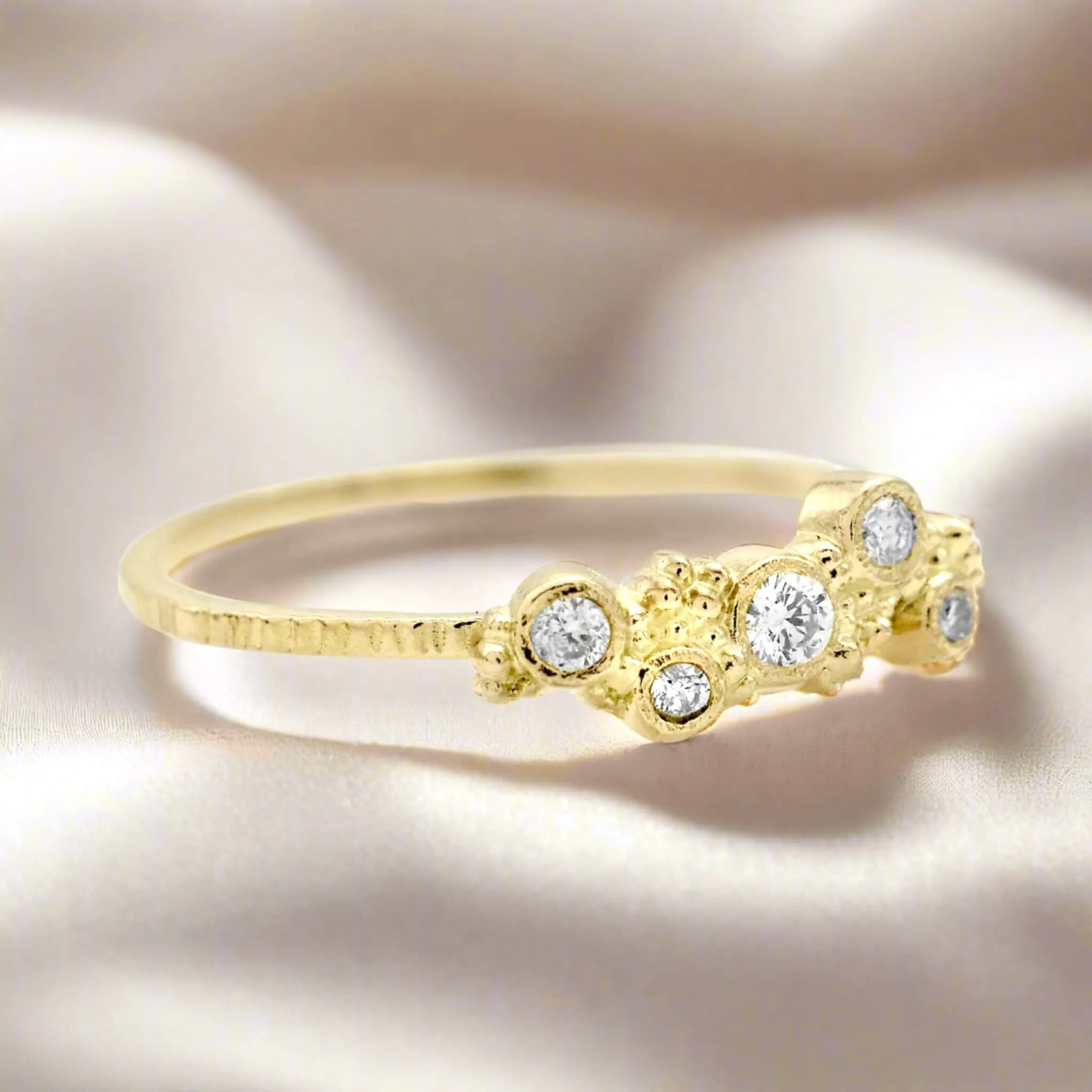 Diamond Cluster Ring