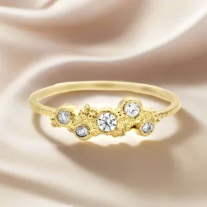 Diamond Cluster Ring