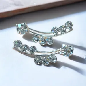 Diamond Gem Climber Earring