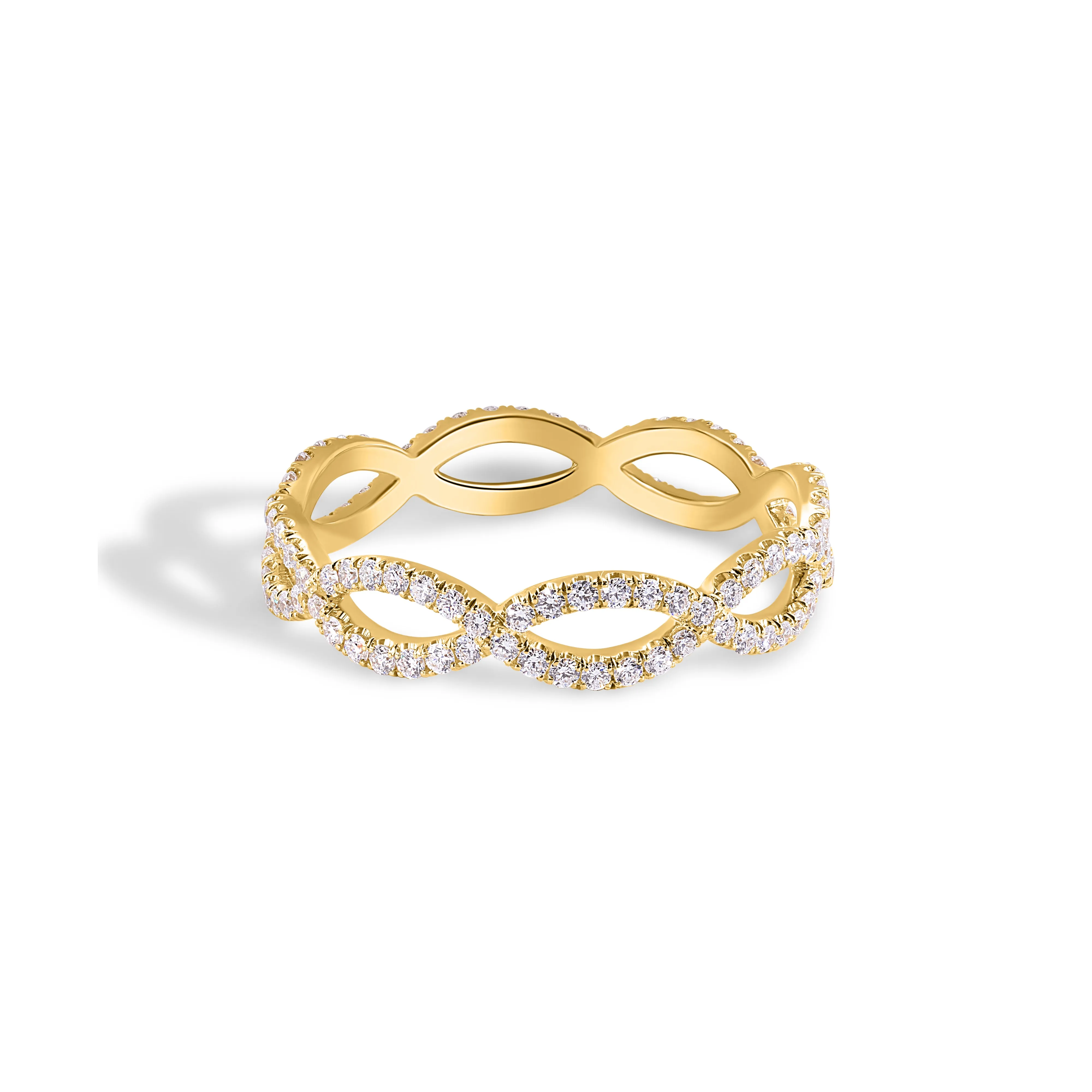 Diamond Infinity Bands.