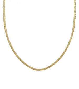 Edblad - Chain Herringbone - 45cm - Gold Plated