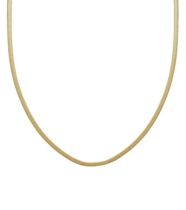 Edblad - Chain Herringbone - 45cm - Gold Plated