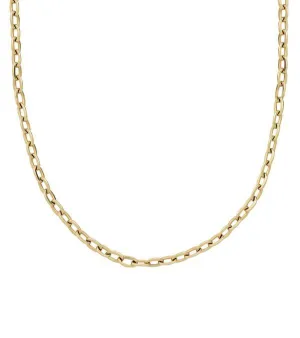 Edblad - Chain Linked Medium 50 cm - Gold Plated