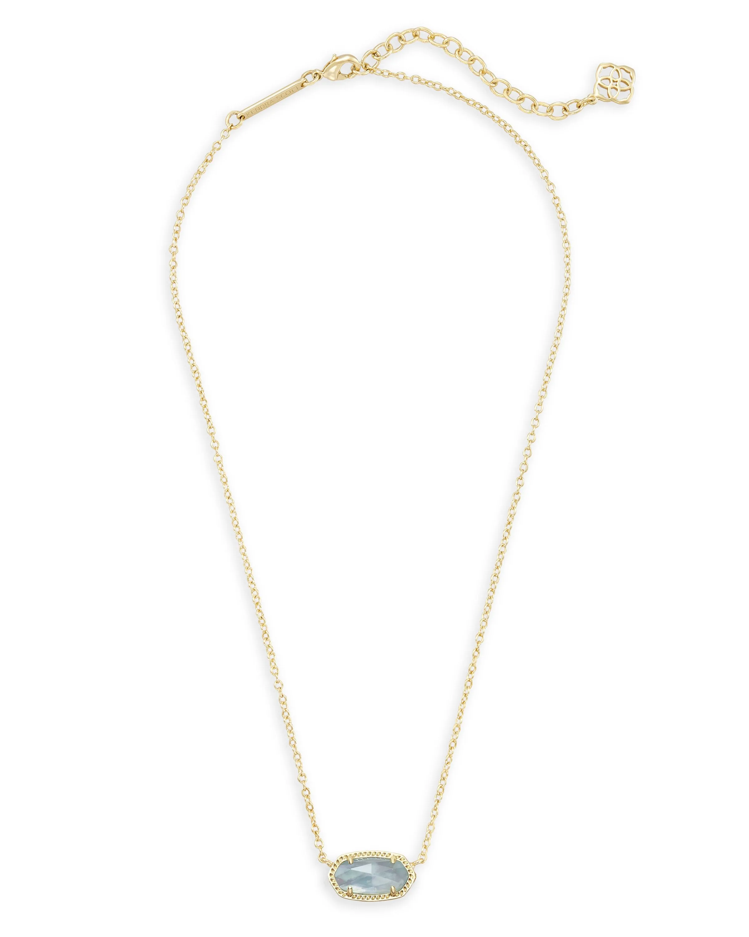 Elisa Gold - Light Blue Illusion Necklace