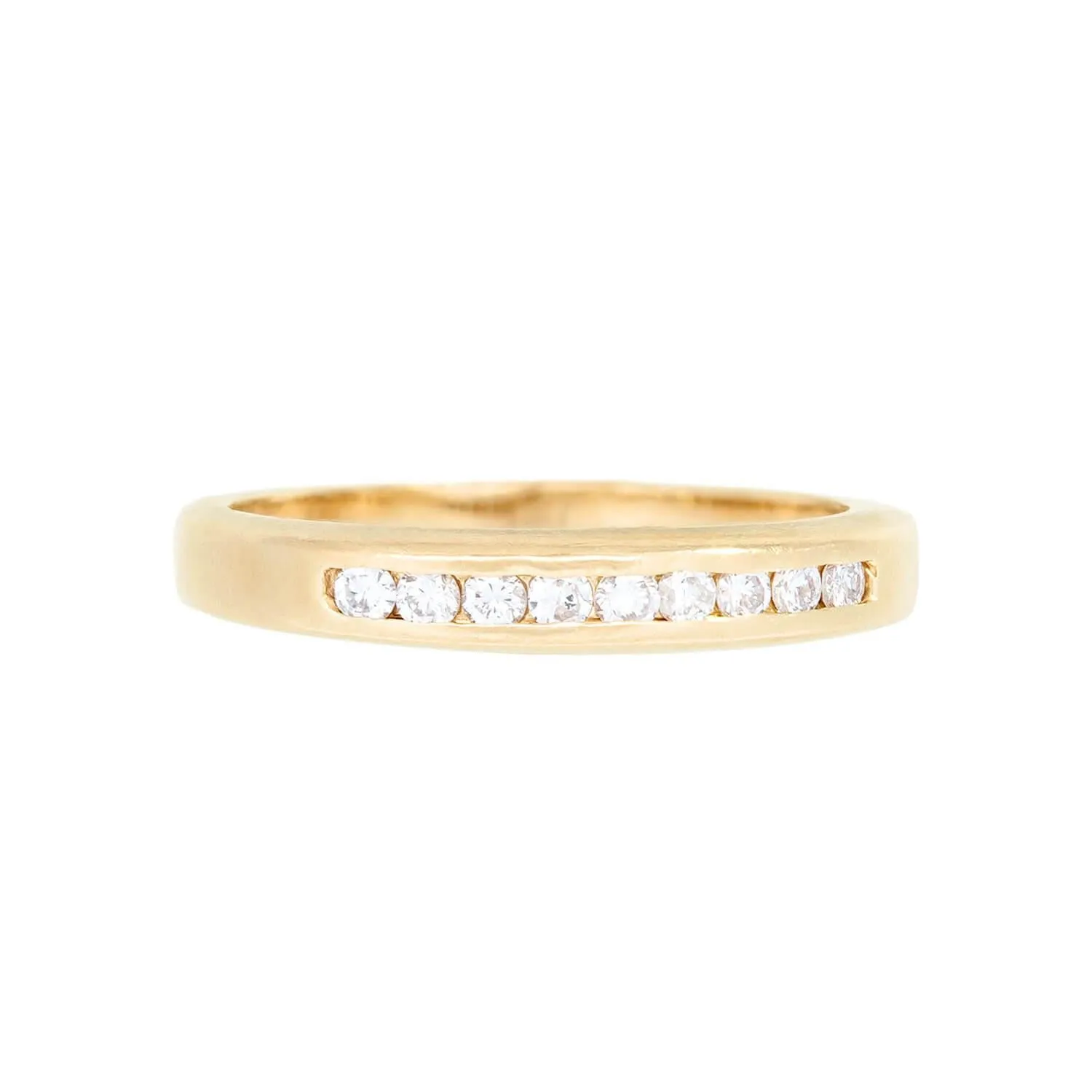 Estate 14k Diamond Band