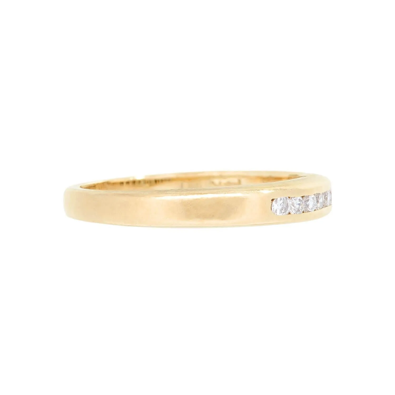 Estate 14k Diamond Band