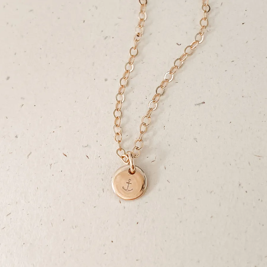 Florence • Tiny Pendant Necklace • Choose Number of Pendants