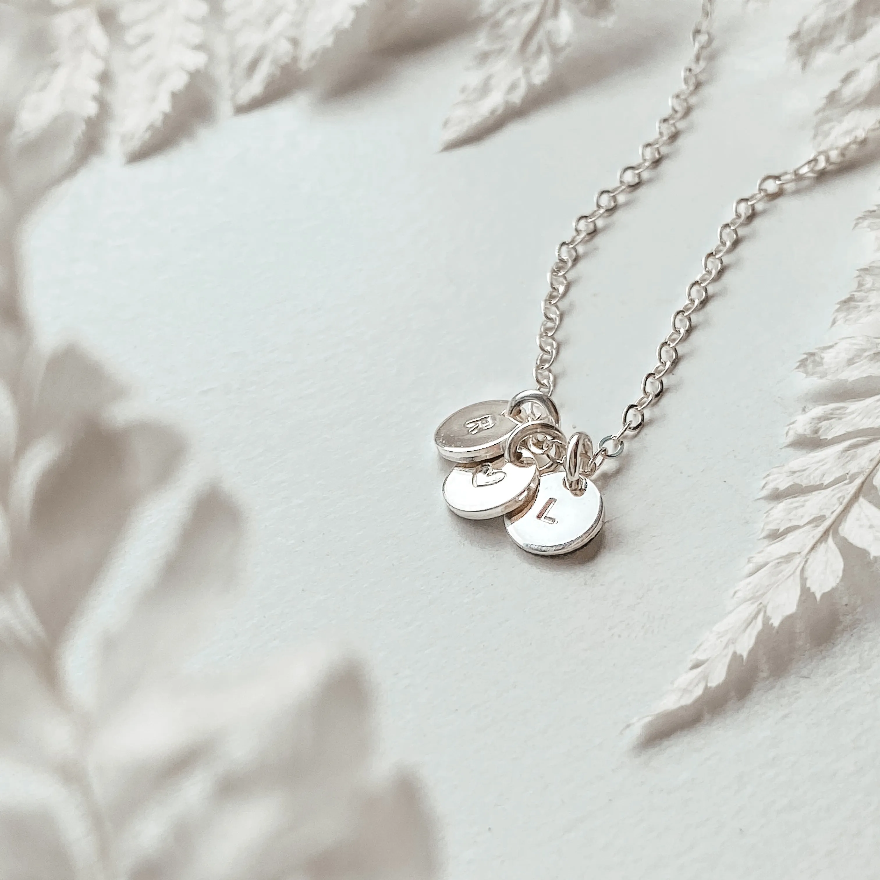 Florence • Tiny Pendant Necklace • Choose Number of Pendants