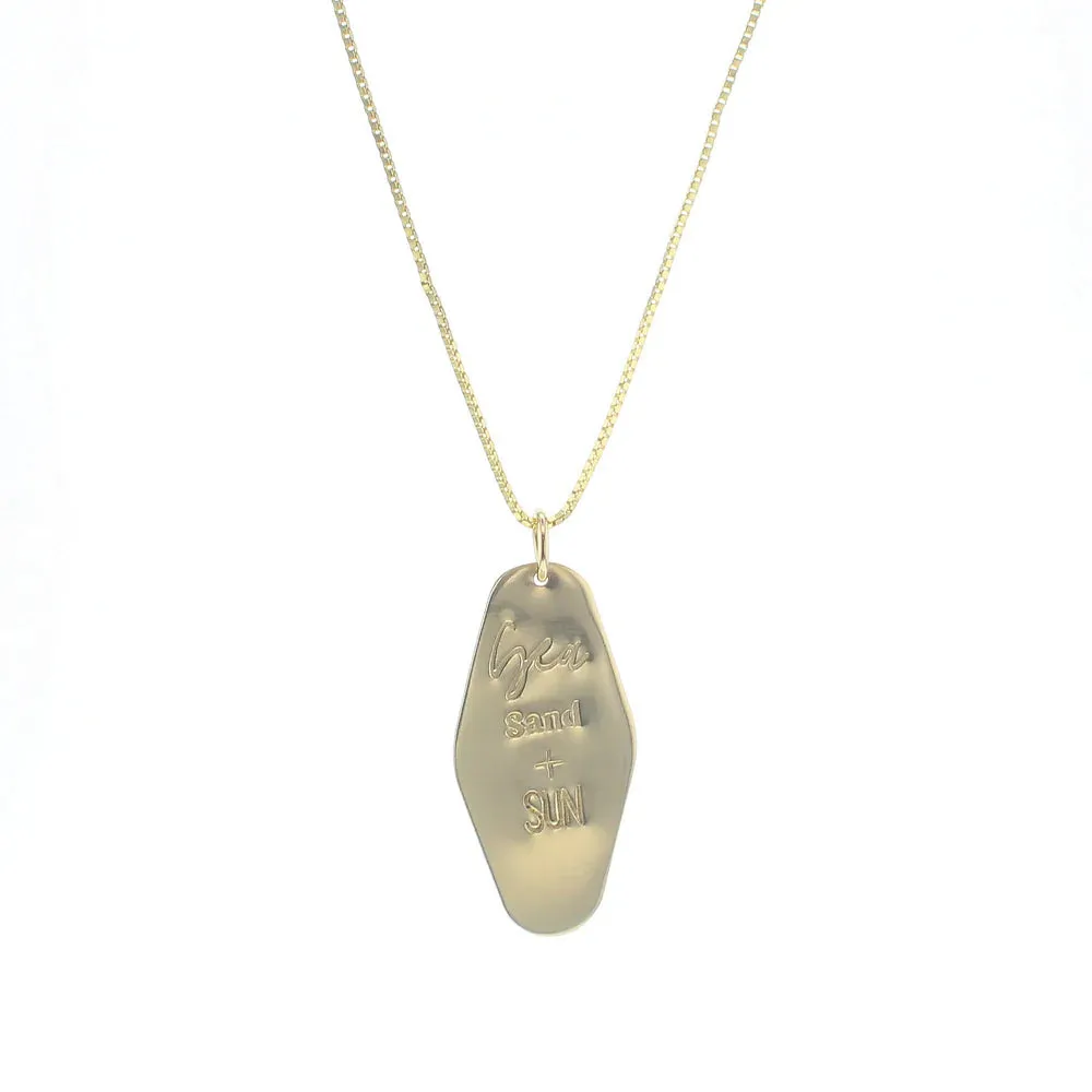 Gold Club Necklace