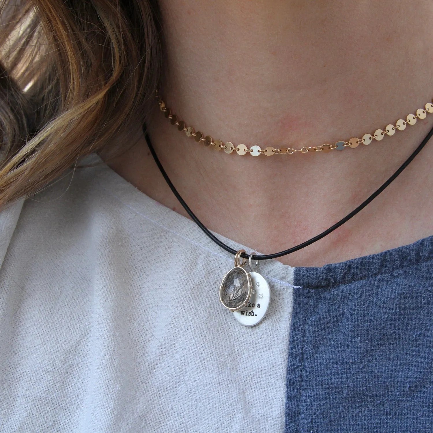 Gold Filled Disc Choker