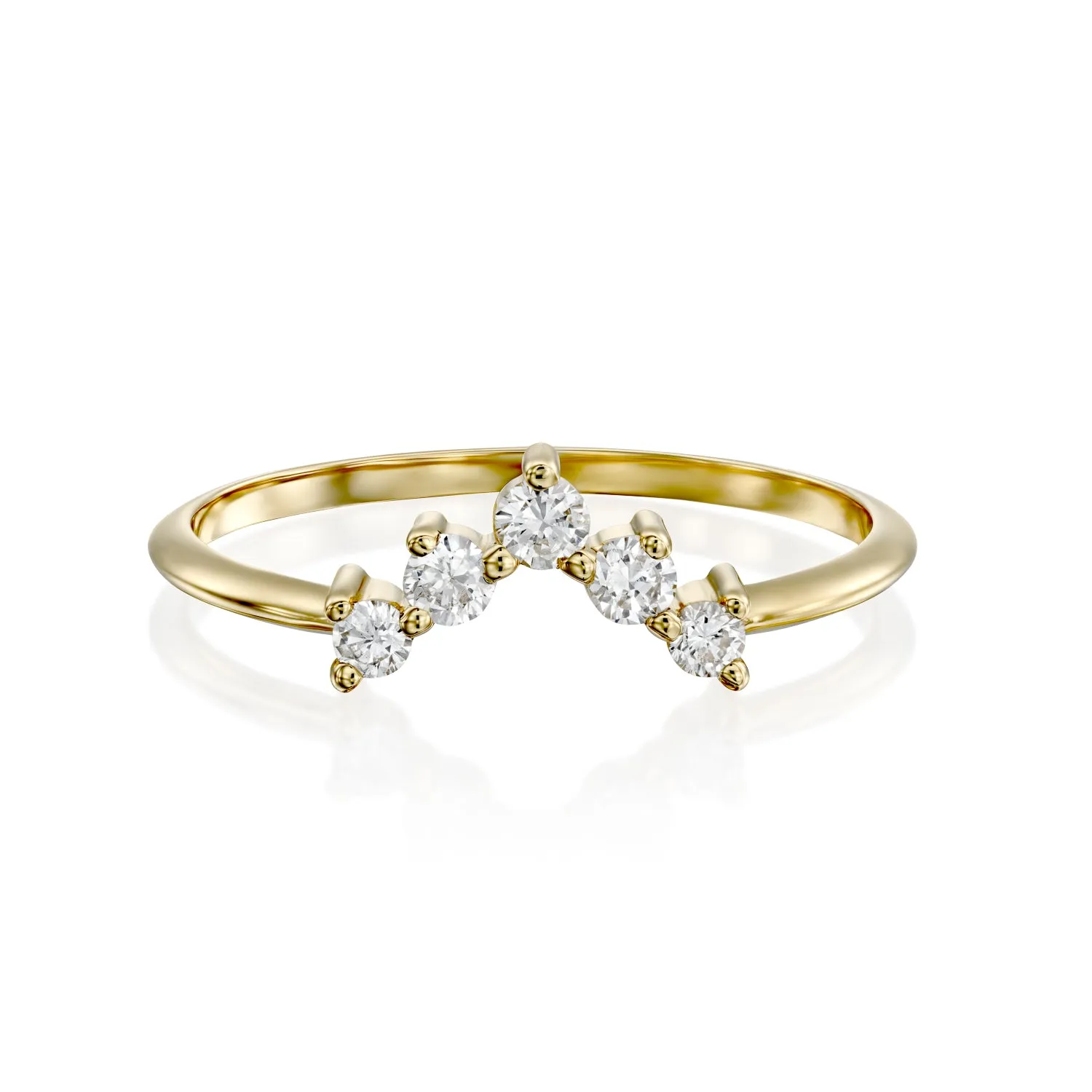 Harmon ring With White Diamonds