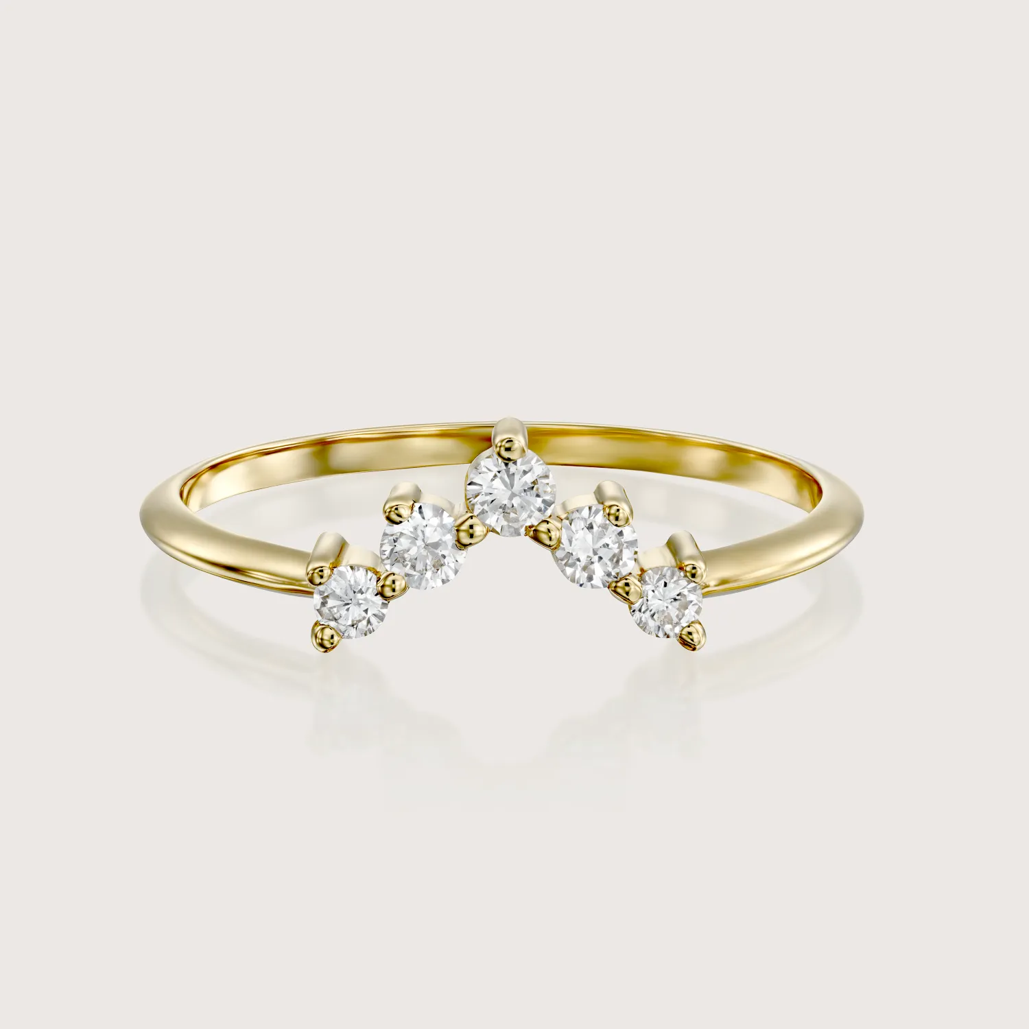 Harmon ring With White Diamonds