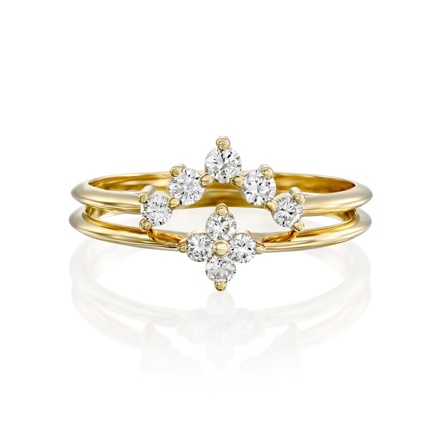 Harmon ring With White Diamonds