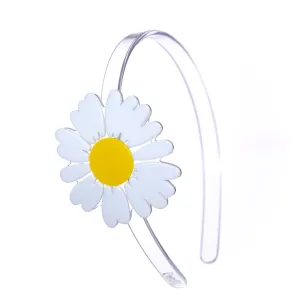 Headband | Big White Daisy | Lilies & Roses NY