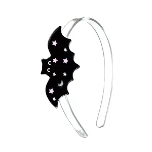 Headband | Halloween Black Bat | Lilies & Roses NY