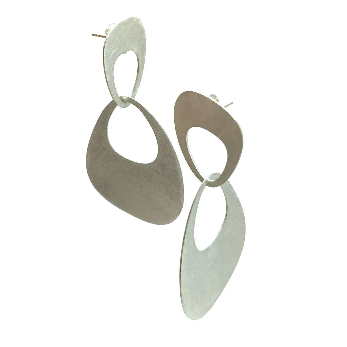 Interlocking Petal Earrings - Large