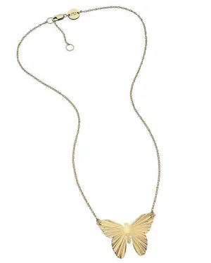 Ivy Butterfly Pendant Necklace