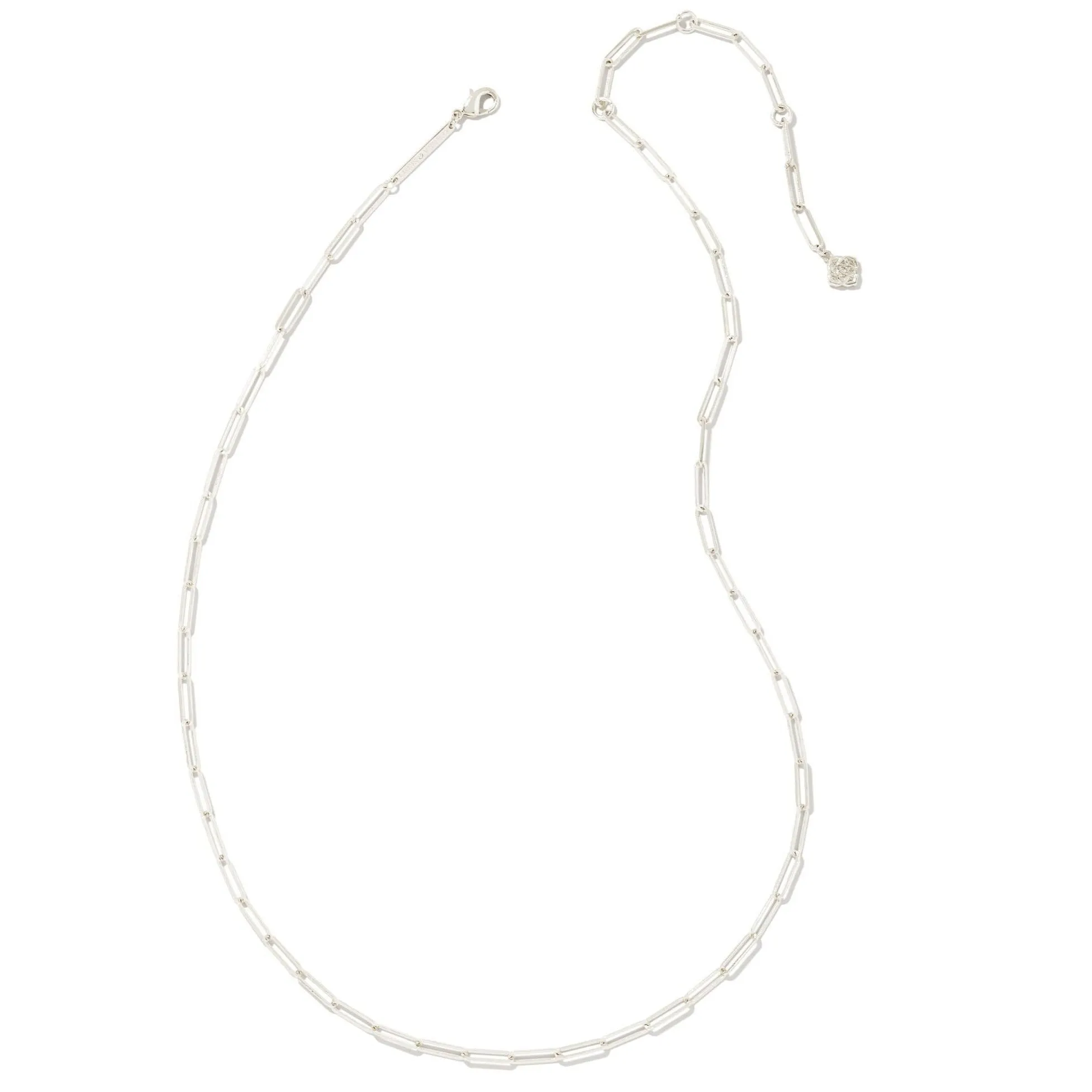 Kendra Scott | Courtney Silver Paperclip Necklace