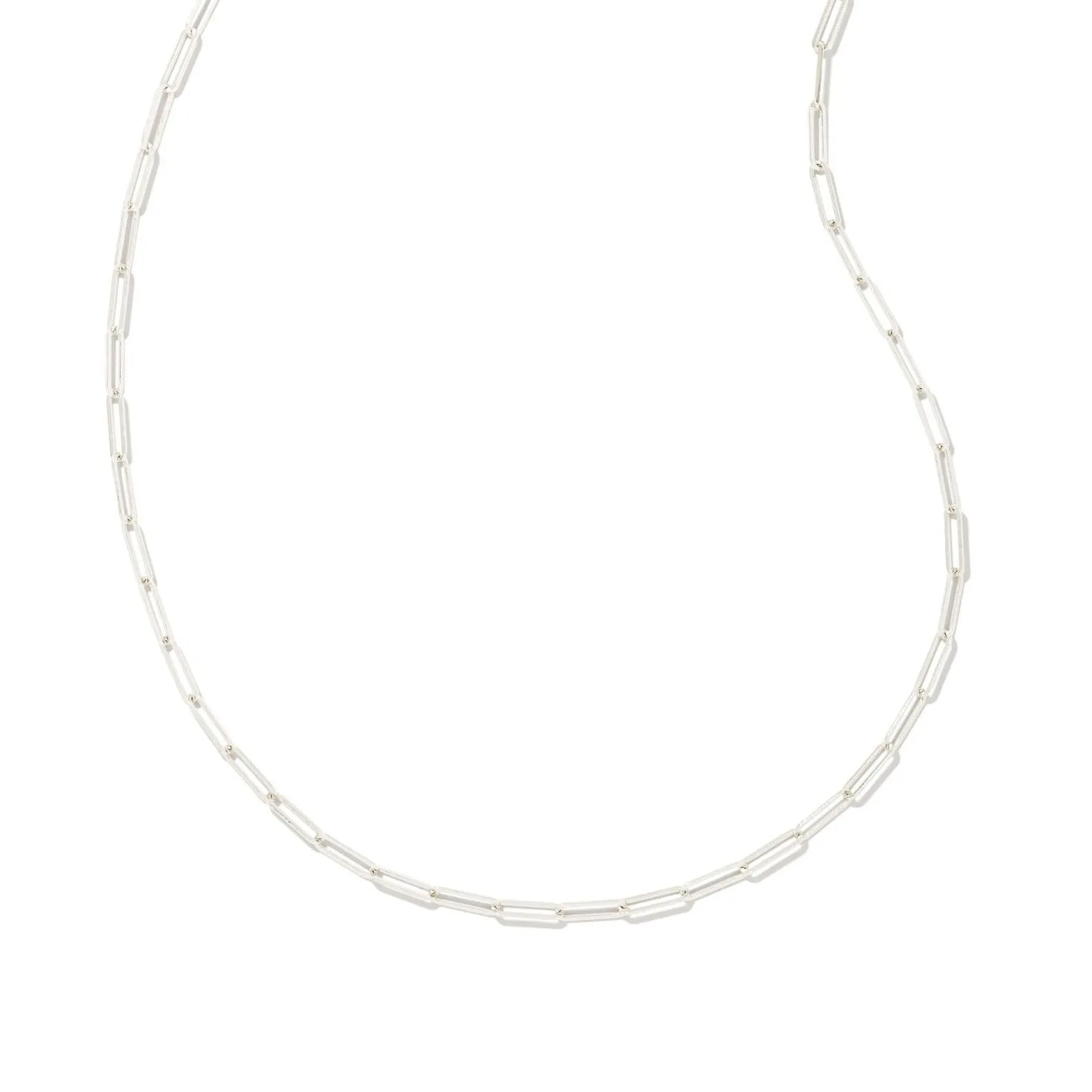 Kendra Scott | Courtney Silver Paperclip Necklace