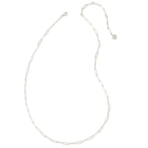 Kendra Scott | Courtney Silver Paperclip Necklace