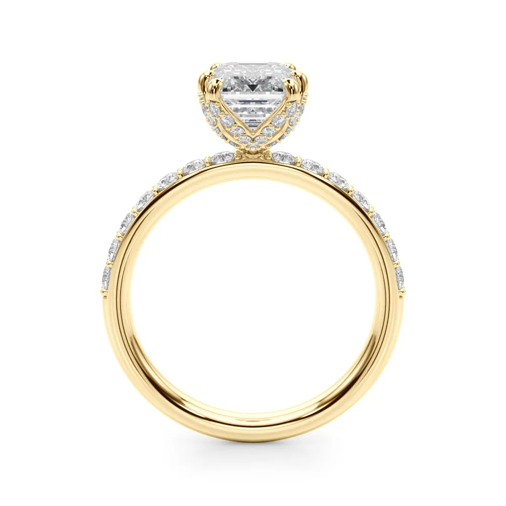 Ladies Sidestone Engagement Ring 51331