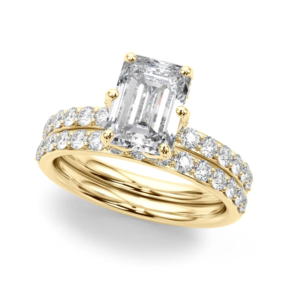 Ladies Sidestone Engagement Ring 51331