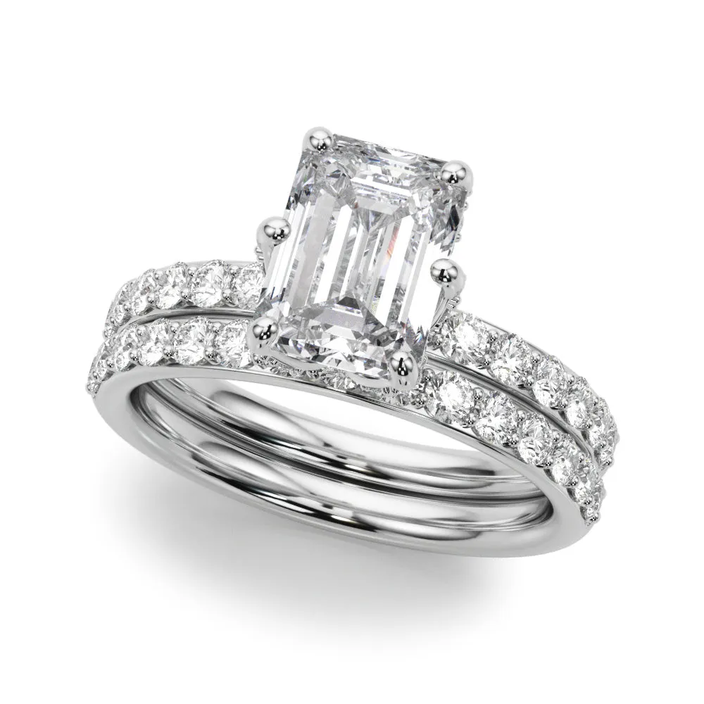 Ladies Sidestone Engagement Ring 51331