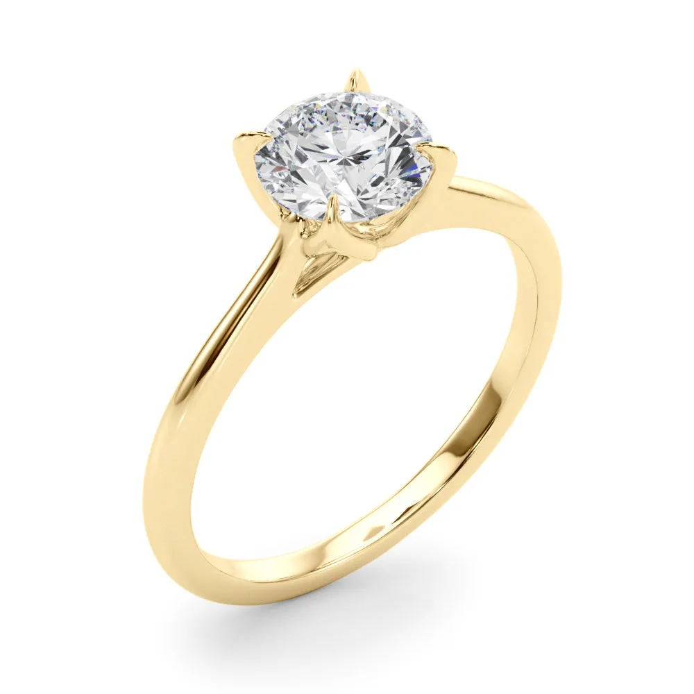 Ladies Solitaire Round Engagement Ring 85333