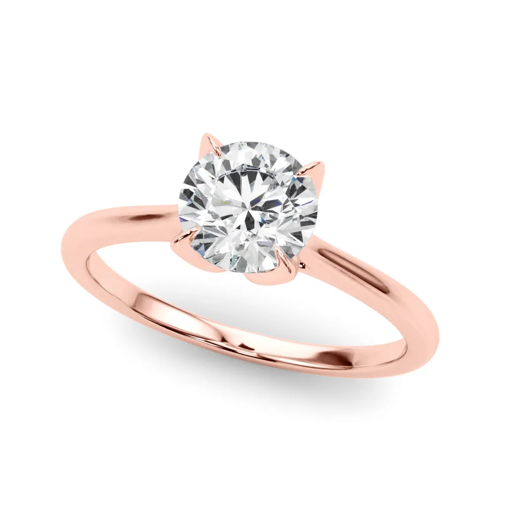 Ladies Solitaire Round Engagement Ring 85333