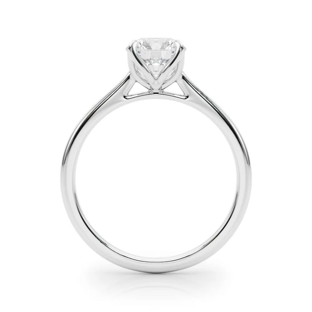 Ladies Solitaire Round Engagement Ring 85333