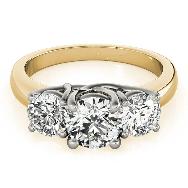 Ladies Three-Stone Engagement Ring 81978