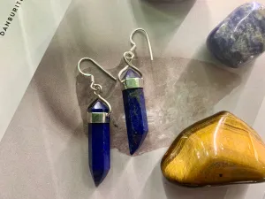 Lapis Lazuli Alena Earrings - Large