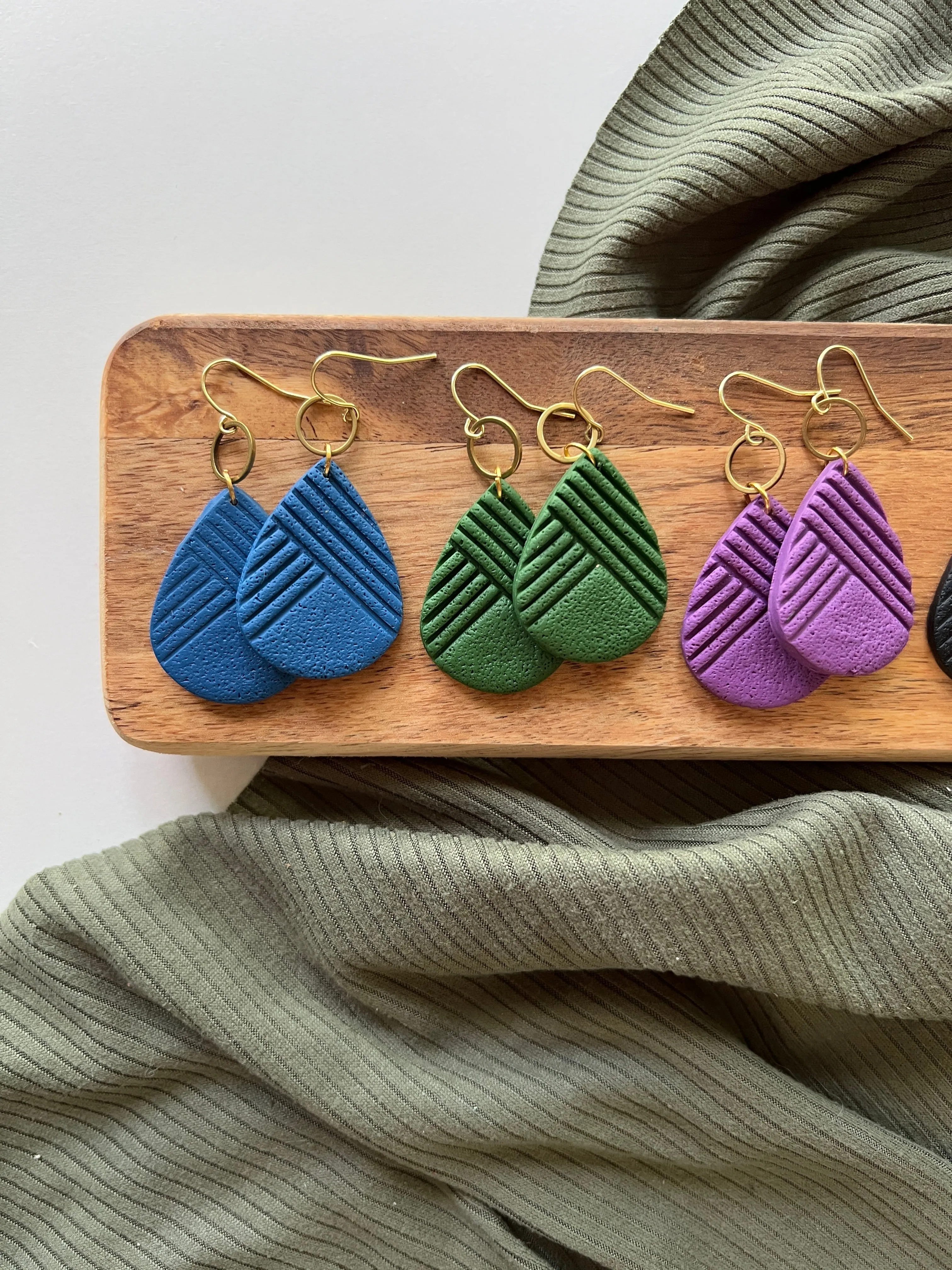 Lupine | Clay Earrings