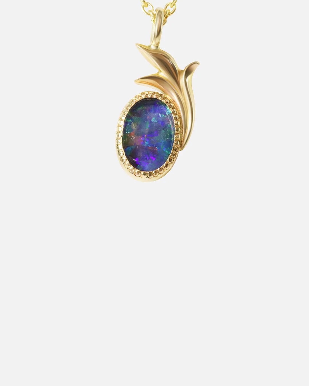 Mirror Fragment Opal Pendant