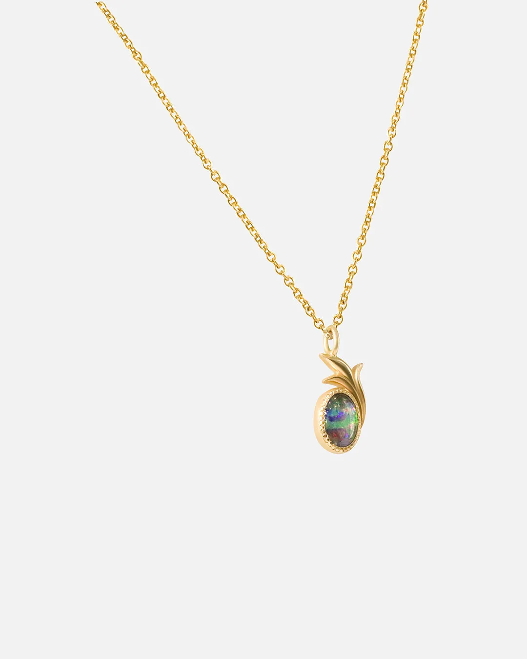 Mirror Fragment Opal Pendant