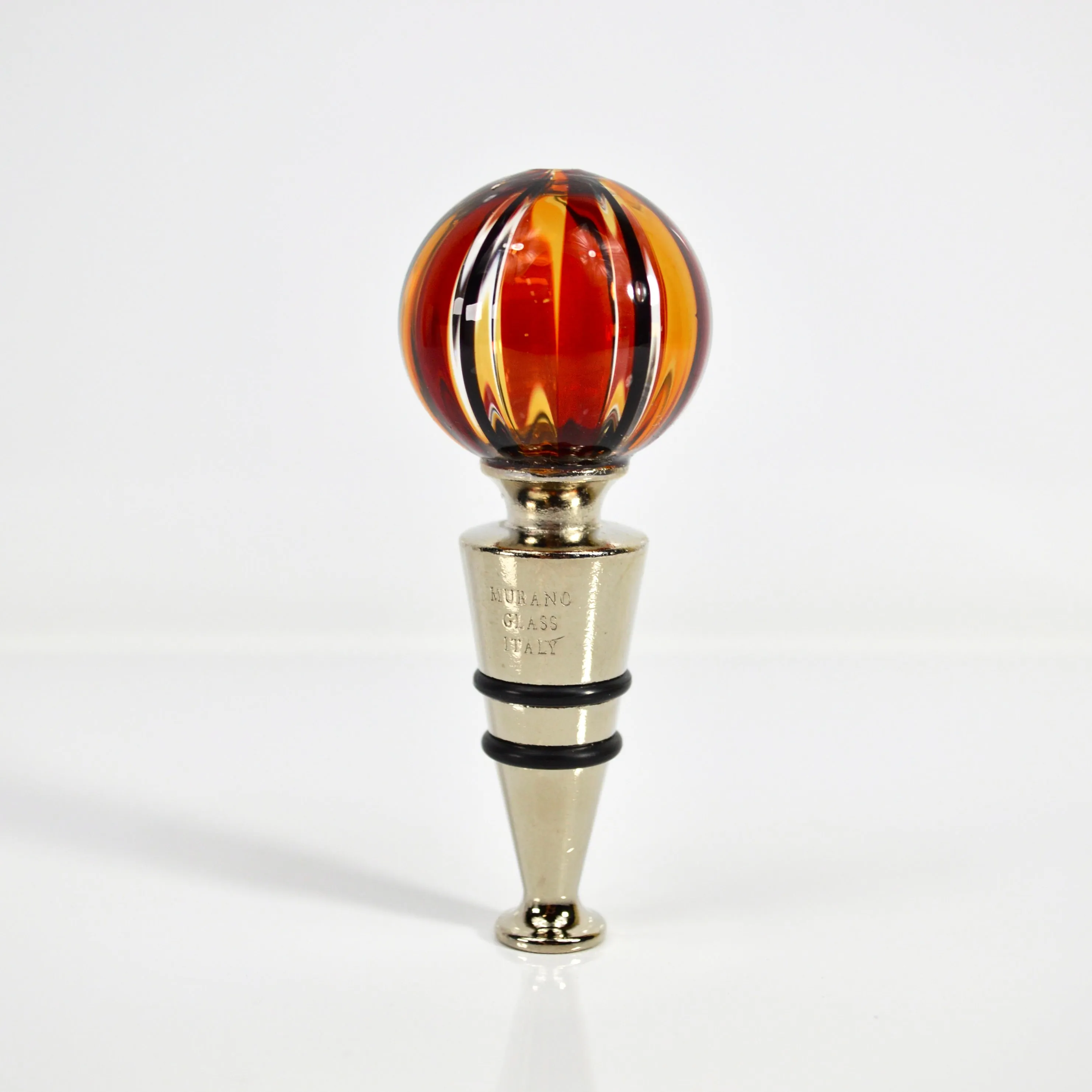 Murano Glass Wine Stoppers, Assorted, Made in Italy