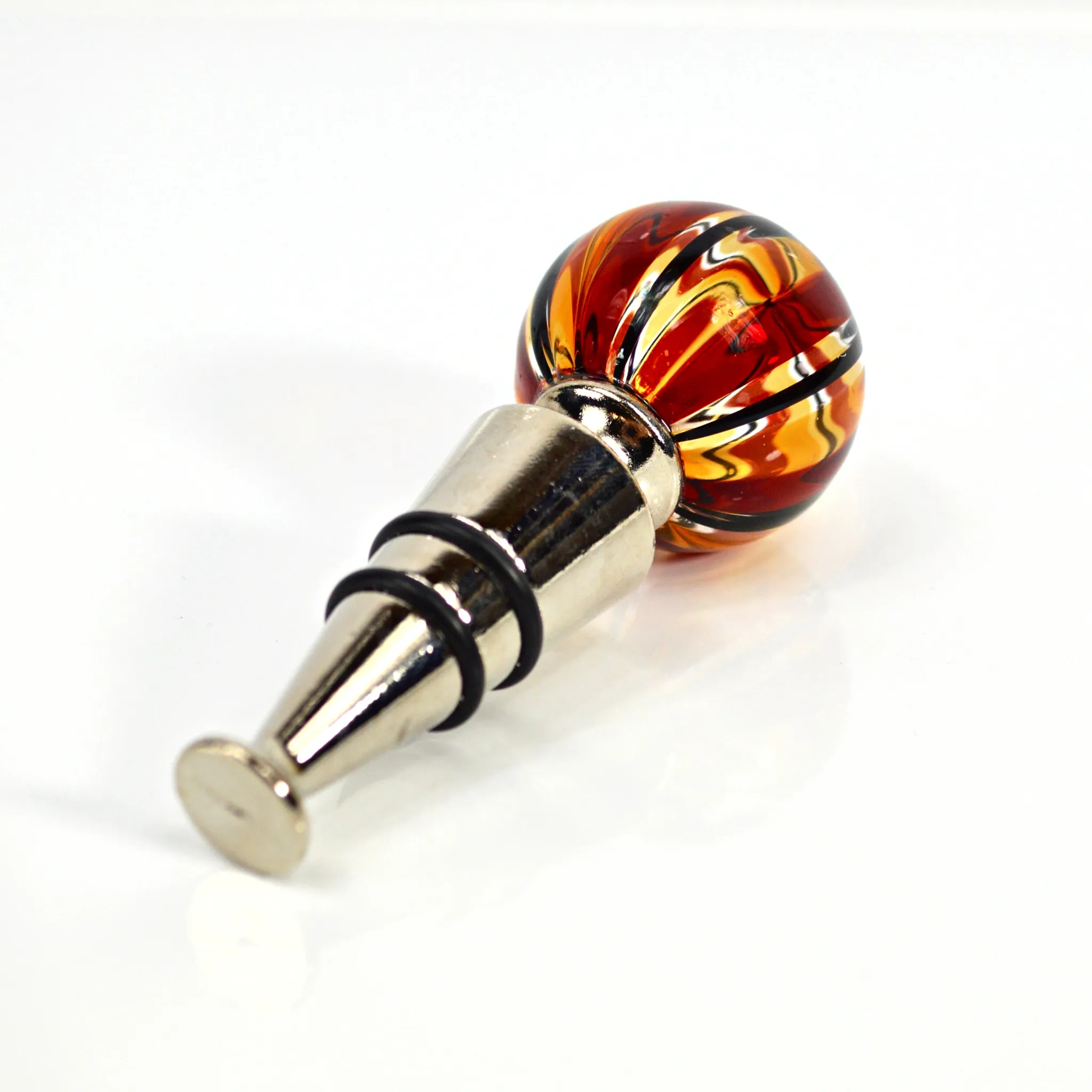 Murano Glass Wine Stoppers, Assorted, Made in Italy