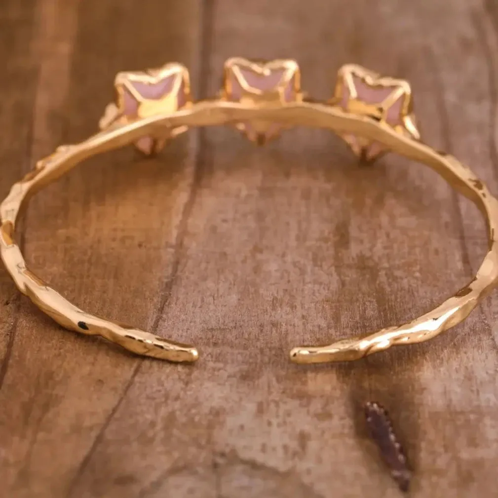 Natural Gemstone Star Bracelet